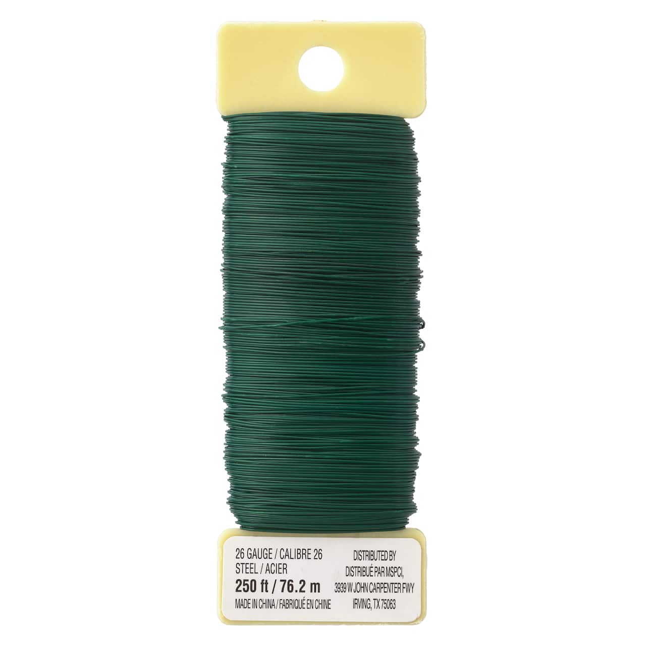 Green Floral Wire, 26 Gauge by Ashland&#xAE;